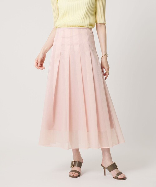 UNITED ARROWS(ユナイテッドアローズ)の「LINEAESSE シアー スカート ‐ウォッシャブル‐(スカート・レディース・ライトピンク/その他7/その他9・36/38)」の6枚目の写真
