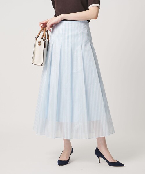 UNITED ARROWS(ユナイテッドアローズ)の「LINEAESSE シアー スカート ‐ウォッシャブル‐(スカート・レディース・ライトピンク/その他7/その他9・36/38)」の8枚目の写真