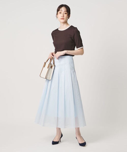 UNITED ARROWS(ユナイテッドアローズ)の「LINEAESSE シアー スカート ‐ウォッシャブル‐(スカート・レディース・ライトピンク/その他7/その他9・36/38)」の9枚目の写真