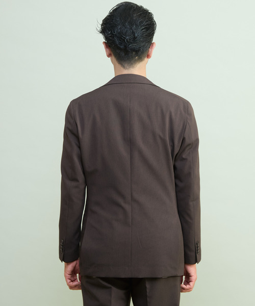 MEN'S MELROSE(メンズメルローズ)の「リノテックセットアップスーツ | ウォッシャブル / 防シワ(セットアップ・メンズ・ブラウン/ネイビー・3/4/5/2)」の5枚目の写真