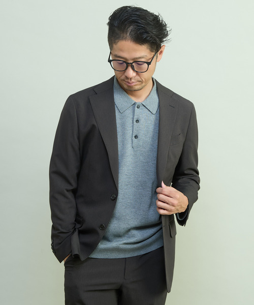 MEN'S MELROSE(メンズメルローズ)の「リノテックセットアップスーツ | ウォッシャブル / 防シワ(セットアップ・メンズ・ブラウン/ネイビー・3/4/5/2)」の9枚目の写真