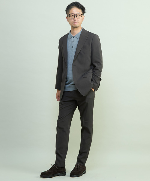 MEN'S MELROSE(メンズメルローズ)の「リノテックセットアップスーツ | ウォッシャブル / 防シワ(セットアップ・メンズ・ブラウン/ネイビー・3/4/5/2)」の13枚目の写真