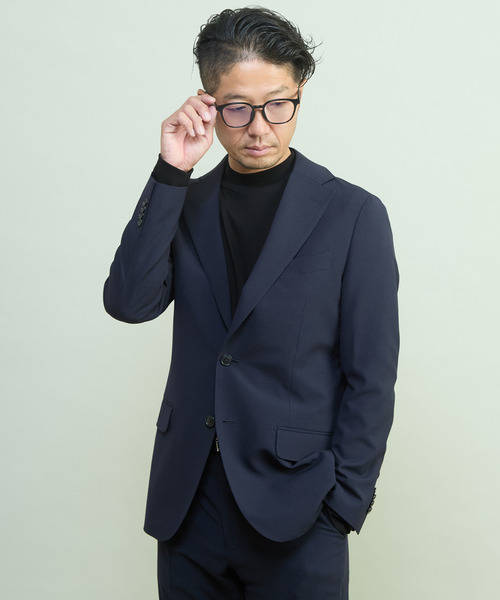 MEN'S MELROSE(メンズメルローズ)の「リノテックセットアップスーツ | ウォッシャブル / 防シワ(セットアップ・メンズ・ブラウン/ネイビー・3/4/5/2)」の15枚目の写真