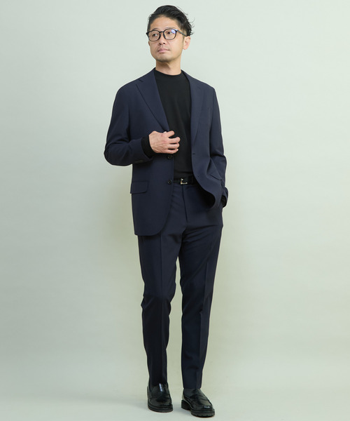 MEN'S MELROSE(メンズメルローズ)の「リノテックセットアップスーツ | ウォッシャブル / 防シワ(セットアップ・メンズ・ブラウン/ネイビー・3/4/5/2)」の21枚目の写真