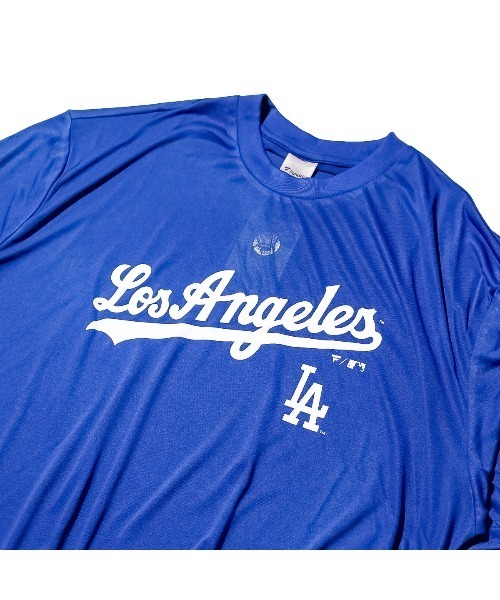 Fanatics（ファナティクス）の「ファナティクス【Fanatics】‐ ロサンゼルスドジャース 半袖Tシャツ【Los Angeles Dodgers MLB CITY NAME S/S ACTIVE DRT TEE BLUE ML0126SS0003】（Tシャツ/カットソー・メンズ・ブルー・L/XL）」の3枚目の写真