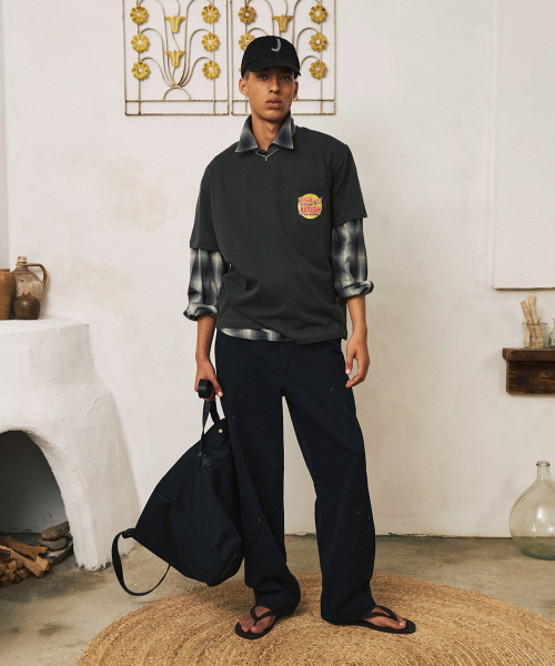 SHIRTER(シャーター)の「TJS VTG LOGO T-SHIRT (GREY)(Tシャツ/カットソー・メンズ・その他・LARGE/MEDIUM/SMALL)」の3枚目の写真