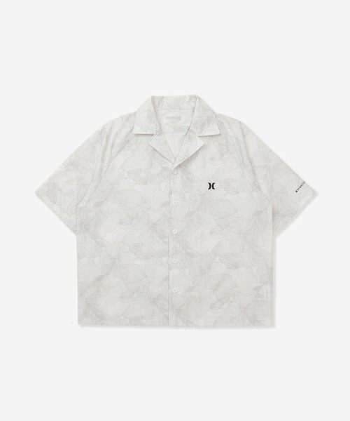 Hurley (ハーレー)の「【Hurley:ハーレー】キッズファントムフローラルシャツ PHANTOM WOVEN ICON FLORAL SHIRTS(シャツ/ブラウス・キッズ・ブラック系その他/ホワイト系その他2・140/130/160/150)」の1枚目の写真