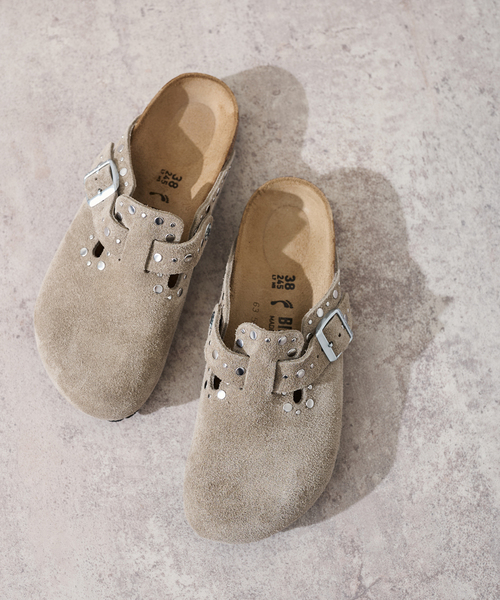 FRAMeWORK(フレームワーク)の「BIRKENSTOCK/ビルケンシュトック BOSTON RIVET(スリッポン・レディース・ベージュ・38/37/36)」の11枚目の写真