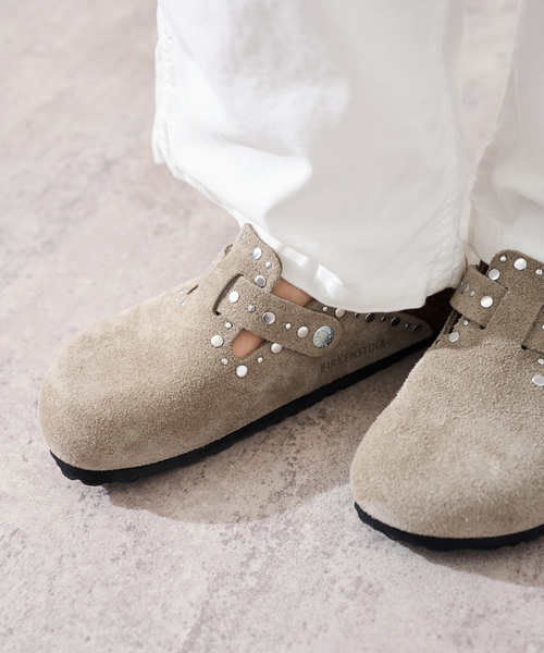 FRAMeWORK(フレームワーク)の「BIRKENSTOCK/ビルケンシュトック BOSTON RIVET(スリッポン・レディース・ベージュ・38/37/36)」の14枚目の写真