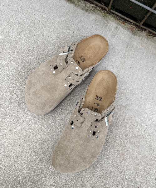 FRAMeWORK(フレームワーク)の「BIRKENSTOCK/ビルケンシュトック BOSTON RIVET(スリッポン・レディース・ベージュ・38/37/36)」の3枚目の写真