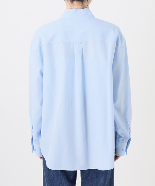 Simplicite(サンプリシテ)の「接触冷感 / ウォッシャブル / *MAI.M MILKY OVER SHIRT(シャツ/ブラウス・レディース・グレー/スカイブルー・FREE)」の13枚目の写真