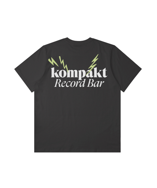 Kompakt Record Bar(コンパクトレコードバー)の「KRB Thunder Logo T-shirt - Charcoal(Tシャツ/カットソー・メンズ・その他・MEDIUM/LARGE/X-LARGE/XX-LARGE/SMALL)」の1枚目の写真