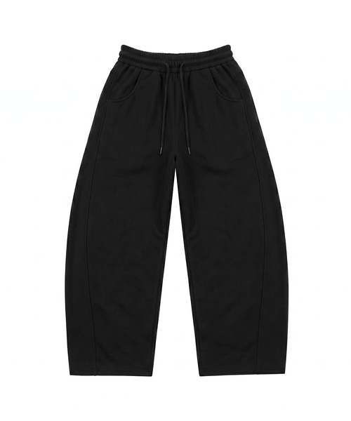 aimoha(アイモハ)の「スウェットワイドカーブパンツ(その他パンツ・レディース・グレー/ブラック・M/L)」の10枚目の写真