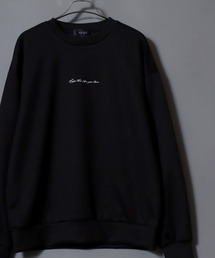 ANPAS（アンパス）の「ANPAS Exclusive Ponte Crewneck Sweatshirt with Chest Embroidery / アンパス別注 ポンチ 胸刺繍トレーナー 長袖 スウェット メンズ レディース オーバーサイズ ユニセックス（スウェット）」