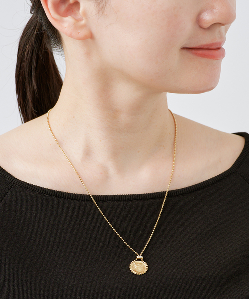 JUNCO Paris(ジュンコパリ)の「Junco Paris ジュンコパリ コインネックレス COL26P-15(ネックレス・レディース・ゴールド・FREE)」の2枚目の写真
