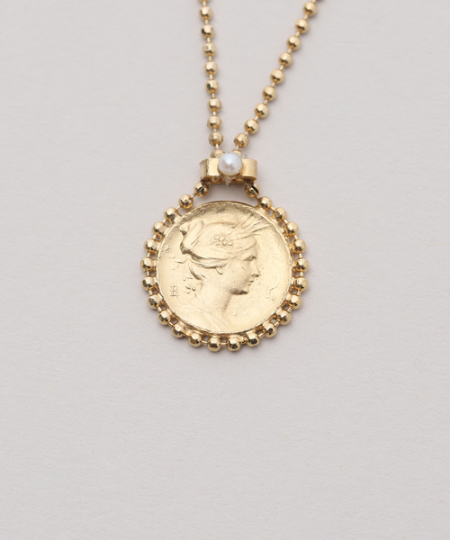 JUNCO Paris(ジュンコパリ)の「Junco Paris ジュンコパリ コインネックレス COL26P-15(ネックレス・レディース・ゴールド・FREE)」の5枚目の写真