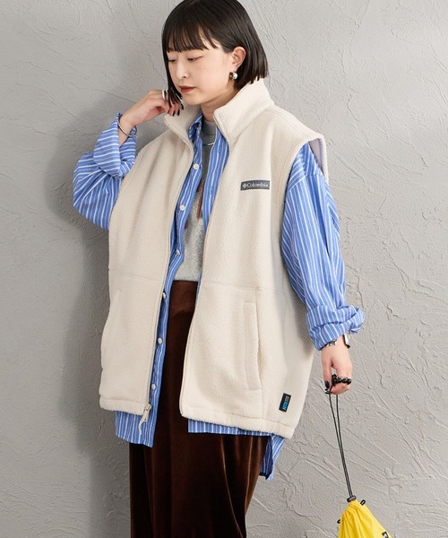 Columbia（コロンビア）の「【WEB先行予約】[Columbia/コロンビア] ティンバークレスト MTRフリースベスト(WEB限定)（ベスト・レディース・オフホワイト/ブラック・L/M）」の20枚目の写真