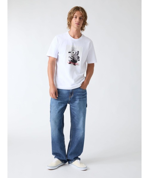 GUESS JEANS(ゲスジーンズ)の「GUESS JEANS X Minions Photo Tee(Tシャツ/カットソー・メンズ・ホワイト/ブラック/グレー・XX-LARGE/MEDIUM/X-SMALL/X-LARGE/LARGE/SMALL)」の4枚目の写真