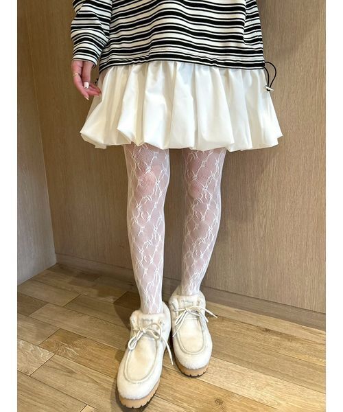 FURFUR(ファーファー)の「ムートンライクアンクルレースアップブーツ(ブーツ・レディース・ベージュ/ブラック/オフホワイト・38/37/36)」の20枚目の写真