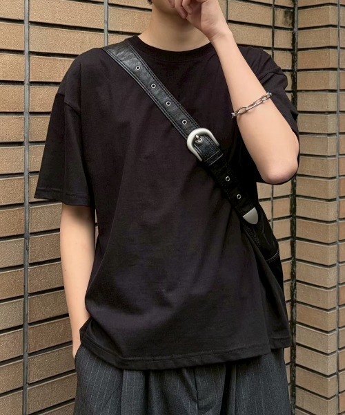 Chikashitsu +】cropped box tee / 【チカシツプラス】クロップド