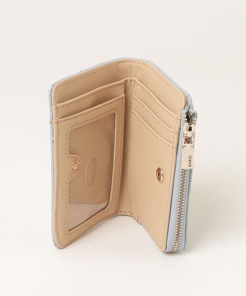 ベージュ　シープスキン　カードケース STACEY Zip Card Case カードケース | GUESS(ゲス) JAPAN 公式