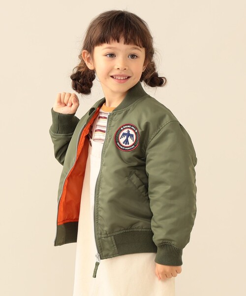 BEAMS mini(ビームスミニ)の「MA-1 ブルゾン 2026FW(90~150cm)(ブルゾン・キッズ・ブラック/オリーブ・100/140/130/120/110/90/150)」の16枚目の写真