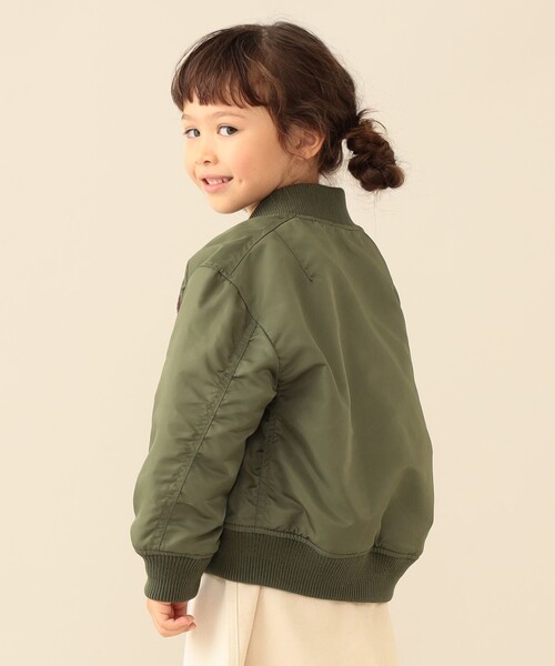 BEAMS mini(ビームスミニ)の「MA-1 ブルゾン 2026FW(90~150cm)(ブルゾン・キッズ・ブラック/オリーブ・100/140/130/120/110/90/150)」の15枚目の写真