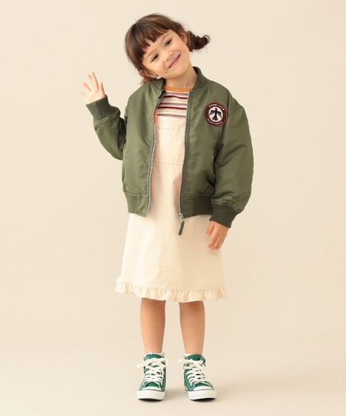 BEAMS mini(ビームスミニ)の「MA-1 ブルゾン 2026FW(90~150cm)(ブルゾン・キッズ・ブラック/オリーブ・100/140/130/120/110/90/150)」の13枚目の写真