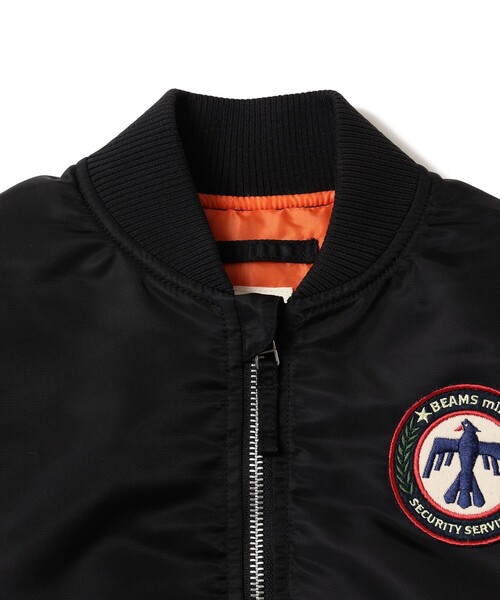 BEAMS mini(ビームスミニ)の「MA-1 ブルゾン 2026FW(90~150cm)(ブルゾン・キッズ・ブラック/オリーブ・100/140/130/120/110/90/150)」の6枚目の写真