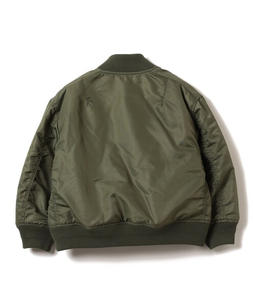BEAMS mini(ビームスミニ)の「MA-1 ブルゾン 2026FW(90~150cm)(ブルゾン・キッズ・ブラック/オリーブ・100/140/130/120/110/90/150)」の3枚目の写真