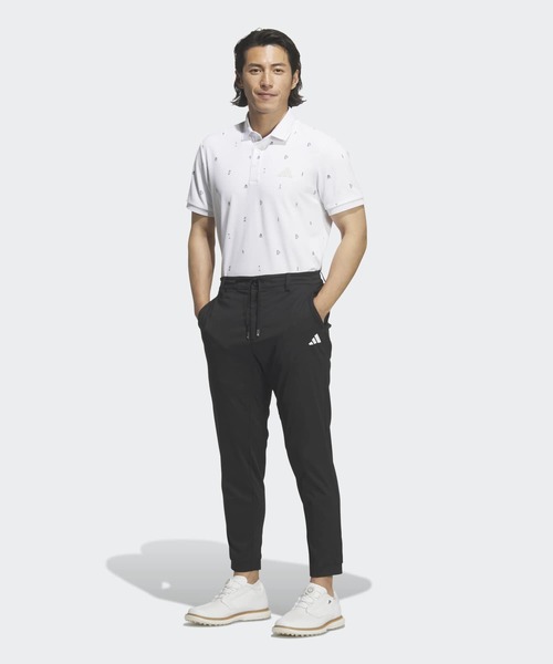 adidas(アディダス)の「モノグラム 半袖ポロシャツ【adidas Golf/アディダスゴルフ】(ポロシャツ・メンズ・ホワイト・SMALL/MEDIUM/LARGE/X-LARGE/XX-LARGE/3XL)」の4枚目の写真