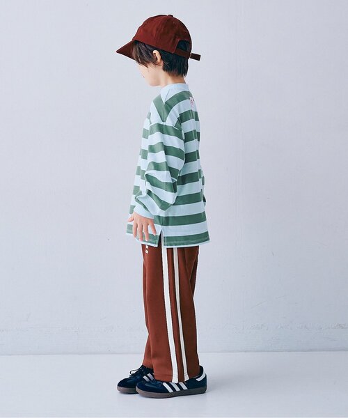 p.premier（ピードットプルミエ）の「選べる2タイプ袖タックデザインの無地とボーダーのロンT（Tシャツ/カットソー・キッズ・ブルー/イエロー/オフホワイト/ピンク/ブラック/グリーン・120/130/100/110/80/90/140）」の15枚目の写真