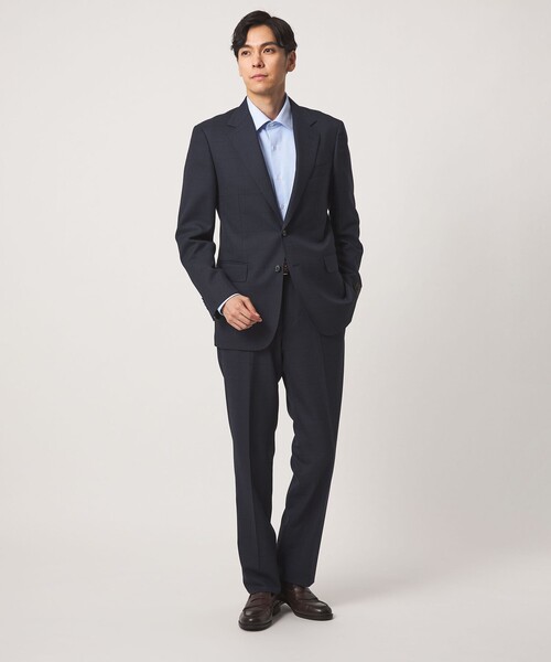 A DAY IN THE LIFE UNITED ARROWS(アデイインザライフユナイテッドアローズ)の「ジャージーツイル セミワイドカラー レギュラーフィットシャツ<A DAY IN THE LIFE>(シャツ/ブラウス・メンズ・ホワイト/ライトブルー・40cm/37cm/38cm/41cm/42cm/39cm)」の12枚目の写真