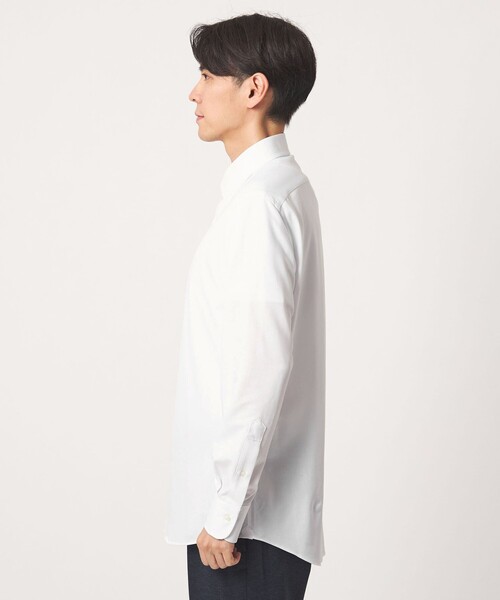 A DAY IN THE LIFE UNITED ARROWS(アデイインザライフユナイテッドアローズ)の「ジャージーツイル セミワイドカラー レギュラーフィットシャツ<A DAY IN THE LIFE>(シャツ/ブラウス・メンズ・ホワイト/ライトブルー・40cm/37cm/38cm/41cm/42cm/39cm)」の14枚目の写真
