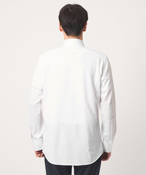 A DAY IN THE LIFE UNITED ARROWS(アデイインザライフユナイテッドアローズ)の「ジャージーツイル セミワイドカラー レギュラーフィットシャツ<A DAY IN THE LIFE>(シャツ/ブラウス・メンズ・ホワイト/ライトブルー・40cm/37cm/38cm/41cm/42cm/39cm)」の15枚目の写真