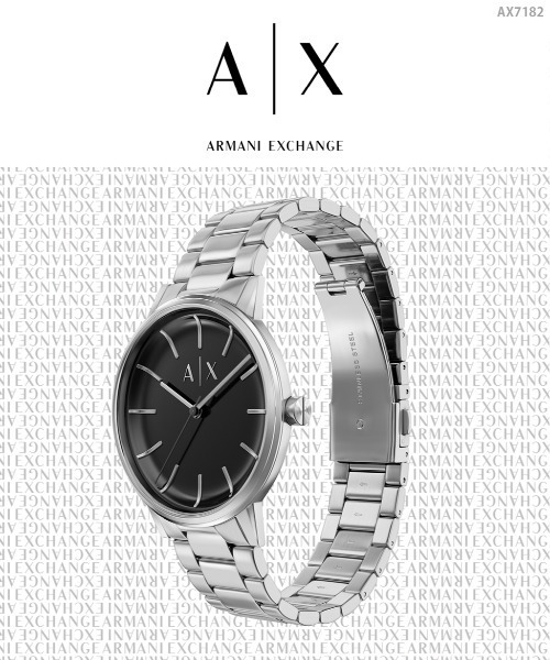 ARMANI EXCHANGE(アルマーニエクスチェンジ)の「アルマーニ・エクスチェンジ 腕時計 メンズ アナログ ステンレス AX7182SET(アナログ腕時計・メンズ・シルバー・FREE)」の9枚目の写真