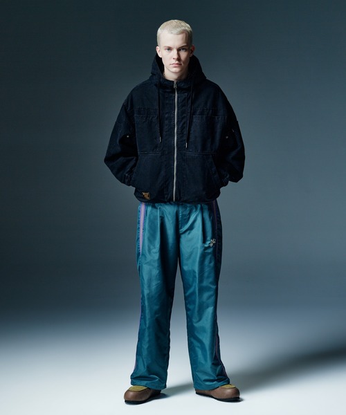 glamb(グラム)の「Remake Hooded Work Jacket / リメイクフードワークジャケット(ミリタリージャケット・メンズ・ブラウン/ブラック・L/S/M)」の11枚目の写真