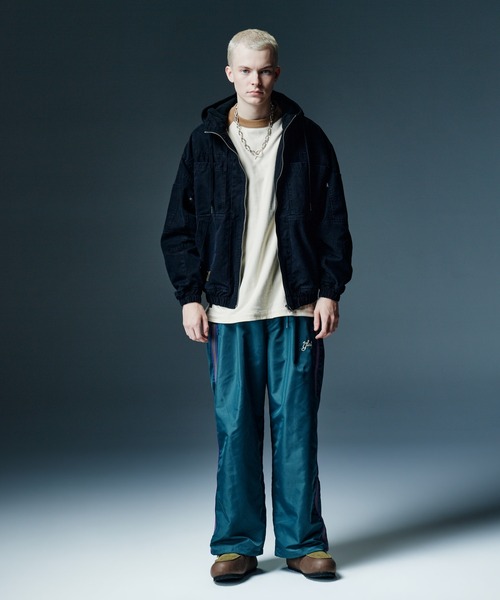 glamb(グラム)の「Remake Hooded Work Jacket / リメイクフードワークジャケット(ミリタリージャケット・メンズ・ブラウン/ブラック・L/S/M)」の12枚目の写真