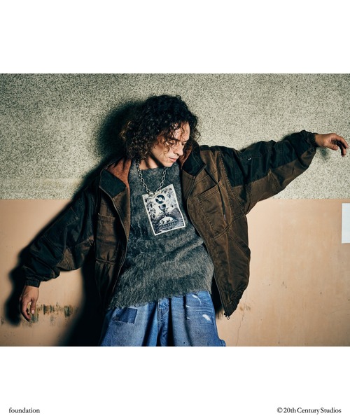 glamb(グラム)の「Remake Hooded Work Jacket / リメイクフードワークジャケット(ミリタリージャケット・メンズ・ブラウン/ブラック・L/S/M)」の18枚目の写真