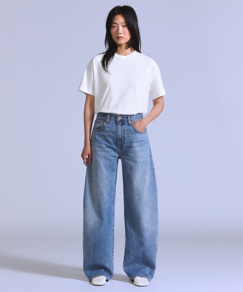 Levi's(リーバイス)の「Levi's/リーバイス BLUETAB(TM) DROP バレルジーンズ(デニムパンツ・レディース・インディゴブルー・28inch/27inch/26inch/25inch/24inch/23inch)」の11枚目の写真