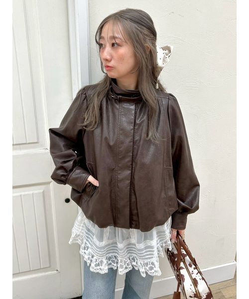 LILY BROWN（リリーブラウン）の「レイヤード巻きスカート（スカート・レディース・ホワイト/ブラック/その他・F）」の12枚目の写真