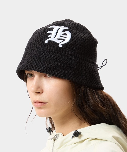 HUF（ハフ）の「OLYMPIA KNIT BUCKET HAT（ハット・メンズ・ブラック/ブラウン・O/S）」の11枚目の写真