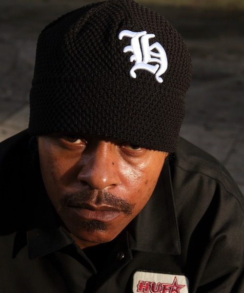 HUF（ハフ）の「OLYMPIA KNIT BUCKET HAT（ハット・メンズ・ブラック/ブラウン・O/S）」の3枚目の写真