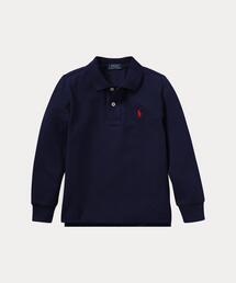 POLO RALPH LAUREN CHILDRENSWEAR（ポロ ラルフ ローレン チルドレンズウェア）の「コットン メッシュ ロングスリーブ ポロシャツ（ポロシャツ）」