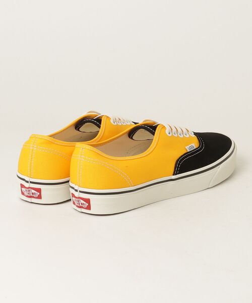 VANS(バンズ)の「バンズ 【 Vans 】- スニーカー【VANS Authentic PRIMARY MULTI / BLACK YELLOW VN000EHHCYL】(スニーカー・メンズ・ブラック×イエロー・26.0cm/28.0cm/27.5cm/26.5cm)」の2枚目の写真