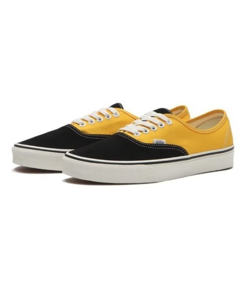 VANS(バンズ)の「バンズ 【 Vans 】- スニーカー【VANS Authentic PRIMARY MULTI / BLACK YELLOW VN000EHHCYL】(スニーカー・メンズ・ブラック×イエロー・26.0cm/28.0cm/27.5cm/26.5cm)」の1枚目の写真