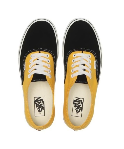 VANS(バンズ)の「バンズ 【 Vans 】- スニーカー【VANS Authentic PRIMARY MULTI / BLACK YELLOW VN000EHHCYL】(スニーカー・メンズ・ブラック×イエロー・26.0cm/28.0cm/27.5cm/26.5cm)」の5枚目の写真