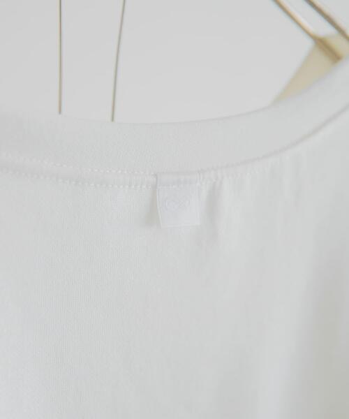 THE GOODLAND MARKET（ザグッドランドマーケット）の「armi　[Smart] MERINO-WOOL CREW NECK TEE（Tシャツ/カットソー・メンズ・ホワイト・3/4/5）」の2枚目の写真