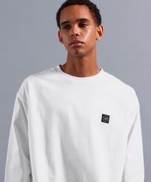 [NUMERALS]NO WORRIES ONE-POINT EMBROIDERY TEE