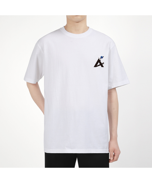 AEXEA(アクシー)の「エイエックス 半袖Tシャツ E04BRD_ABX10226(Tシャツ/カットソー・メンズ・グレー系その他/ホワイト/ブルー/ブラック・S/M/L/XL)」の2枚目の写真